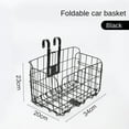 thumbnail image 7 of Mountain Bike Folding Hanging Basket Bicycle Basket Basket Front And Rear Hanging Bold Side Trailer Basket, 7 of 7