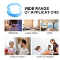 thumbnail image 4 of Pearl Shell Shaped Small Night Light Luminous Bedside Lamp Decorative Lamps LED Lights with Bottom Switch Blocking Lever Bedroom Blue, 4 of 9
