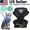 Black, variant on PUPIX Cat Harness with Leash Adjustable Pet Dog Harness No Pull Puppy Kitten Soft Harness Breathable Mesh Control