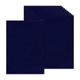 thumbnail image 1 of 10 hojas adhesivas de terciopelo suave con reverso adhesivo, tamaño A4, para manualidades Azul oscuro, 1 of 9