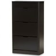 thumbnail image 1 of Baxton Studio Cayla 4 Drawer Shoe Cabinet in Black, 1 of 2