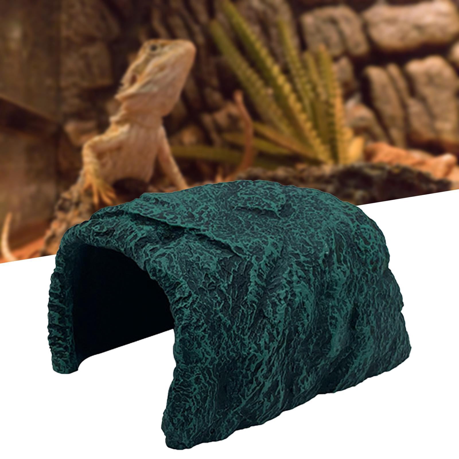 Bothyi Reptile Hideout to Breed Play and Rest Landscaping Decoration Turtle Hide