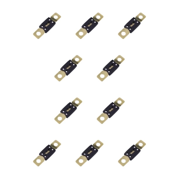Sidaley Fusible de Audio para coche, fusibles estéreo para vehículos, componentes electrónicos para automóviles, accesorios de reparación 250A 10piezas