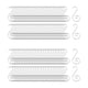thumbnail image 1 of 120 ganchos para adornos navideños, decoración navideña, ganchos para calcetines navideños para ventanas, interiores y exteriores, colgadores para Plata, 1 of 8