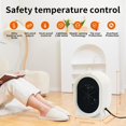 thumbnail image 2 of Portable Space Heater for Indoor Use, 400W Small Electric Desk Heater for Bedroom or Office,Overheating & Tip-Over Protection,Fast Heating Room Heater,Lightweight (White), 2 of 6