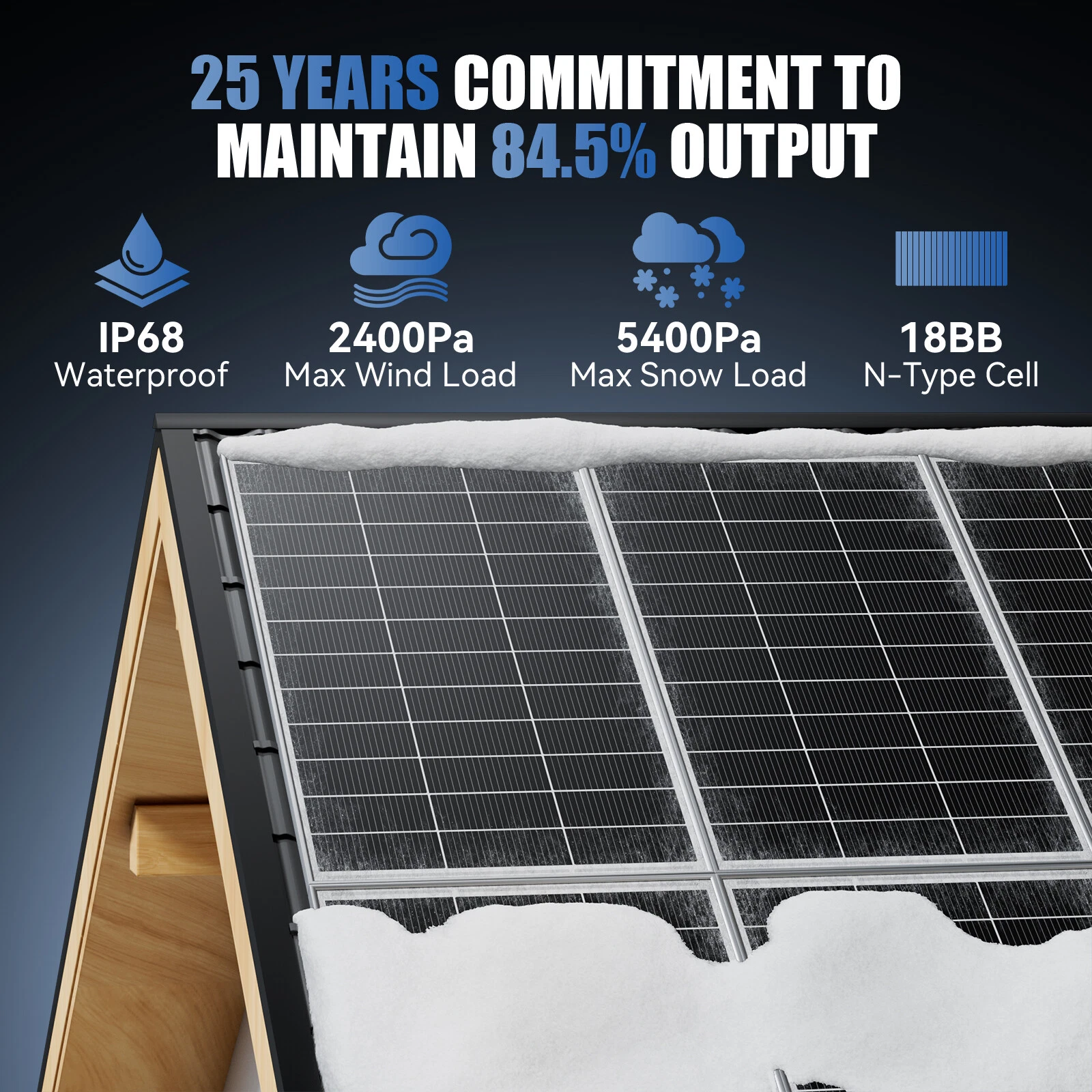 RVPOZWER 200W Watt Mono Solar Panel 12V charge Off-Grid Battery Power for RV Home Boat