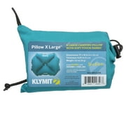 Klymit Pillow X Large Durable Inflatable Camping Travel Pillow, Teal