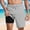 Gray, variant on FAHXNVB Mens 2 in 1 Swim Trunks Elastic Waist Drawstring Compression Lined Bathing Suits Solid Color Summer Pool Vacation Beach Shorts