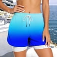 thumbnail image 2 of VBVC Women's Drawstring 2-in-1 Athletic Shorts , High Waisted Running Shorts For Women,Ladies' Double Layer Active Shorts with Pockets,Blue,S-2XL, 2 of 8