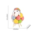 thumbnail image 3 of Luoshdecor Handmade Boho Sheep Ornament,Easter Plush Lamb Doll for Spring Tabletop & Home Decor, 3 of 6