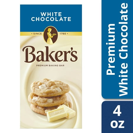 - (3 Pack) Baker's Premium White Chocolate Baking Bar, 4 oz Box
