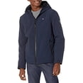 thumbnail image 2 of Tommy Hilfiger Men's Filled Soft Shell Hooded Open Bottom Jacket, Dark Midnight, Small, 2 of 4