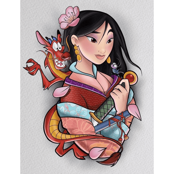 Princess Diamond Art Painting Kits for Adults Diamond Dots Paintings, DIY 5D Paint with Diamonds Pictures Gem Art Painting Kits DIY Adult Crafts 12"x16"