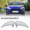 thumbnail image 3 of Trayknick Rear Mirror Cover Modified Part Replacement White Left Right Rearview Mirror Shell Cap 1594522 8A6117K746CA for Ford Fiesta 09-15, 3 of 13