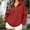 Red, variant on BUIGTTKLOP Hoodies for Women 1/4 Zip Hooded Sweatshirt Long Sleeve Shirts Comfy Fleece Pullover Tops 2026 Fashion Clothes