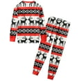 thumbnail image 3 of SSLR Family Matching Christmas Pajamas Sets Xmas Sleepwear Nightwear 2-Piece Pjs Tops+Pants, 3 of 8