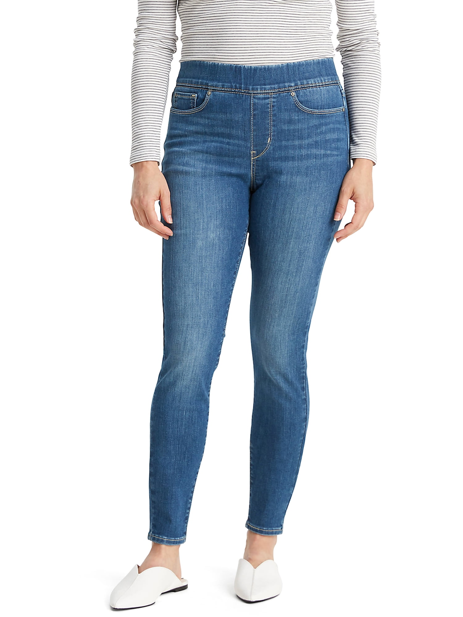 Actualizar 58+ imagen women’s levi pull on jeans
