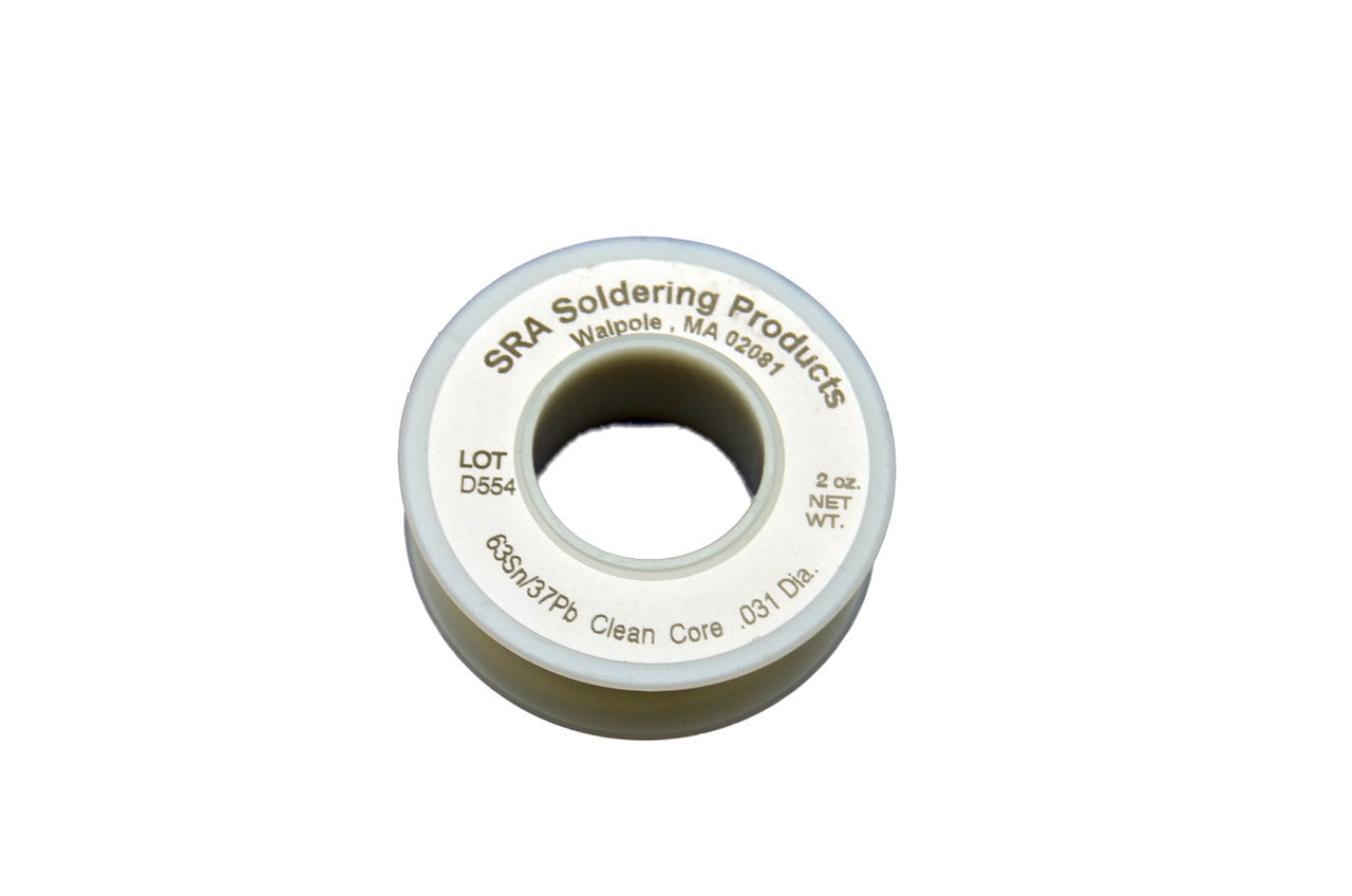 2 Ounce Spool SRA No-Clean Flux Core Solder 63/37 .020-Inch 