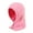 Pink, variant on Balaclava Women Knit Winter Hats for Women, Warm Lightweight Hooded Scarf Lady Knit Skull Beanies Hat