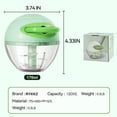 thumbnail image 2 of Manual Food Processor Vegetable Chopper, Portable Hand Pull String Garlic Mincer Onion Cutter for Veggies, Ginger, Fruits, Nuts, Herbs, 2 of 7