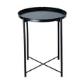 thumbnail image 1 of Zootealy Table d'Appoint Ronde Moderne Décoration Maison Métal Antidérapant Robuste Table Basse Table à Thé Table de Chevet pour Extérieur Intérieur Salon Chambre Patio, 1 of 6