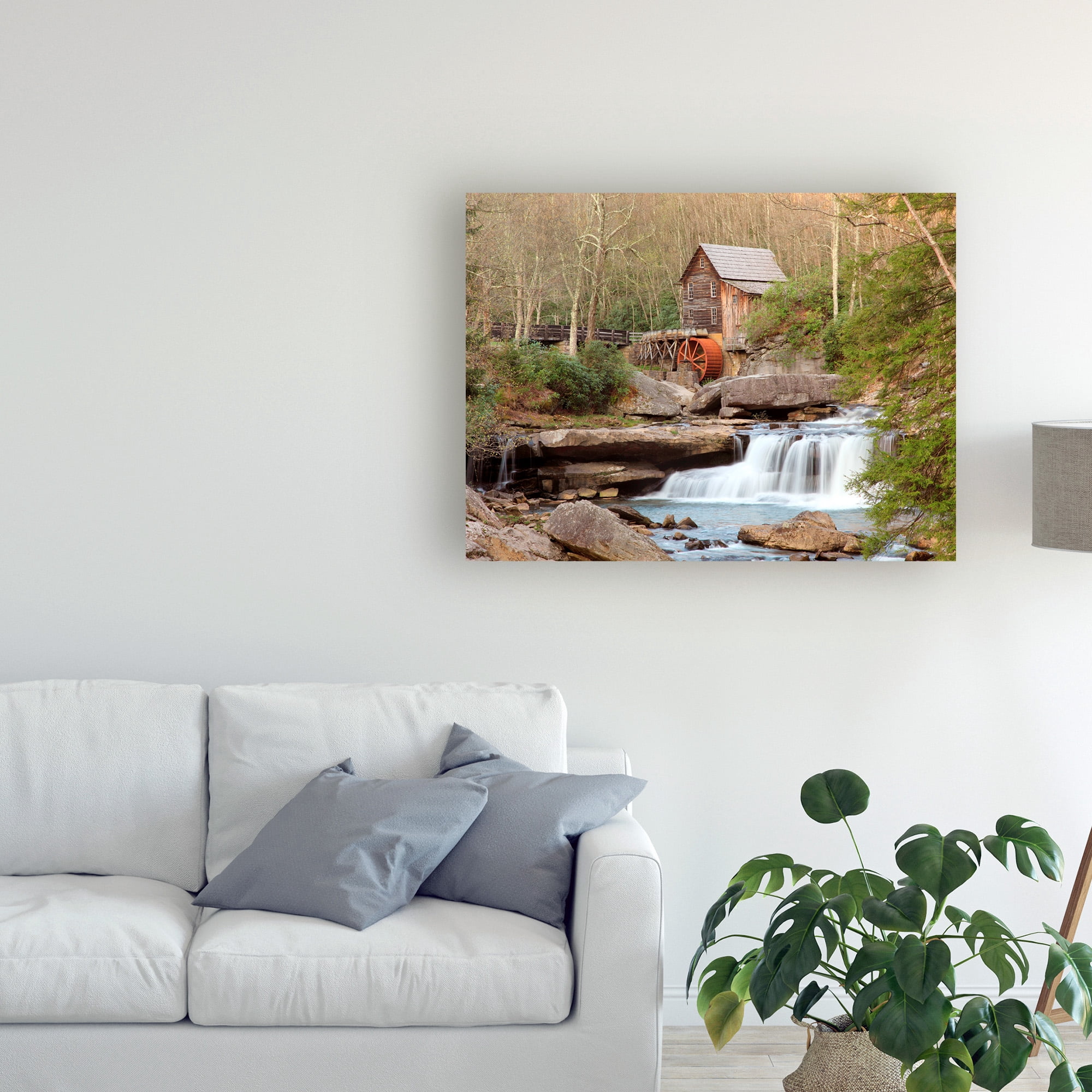 Trademark Fine Art 'Glade Creek Mill West Virginia' Canvas Art by Monte Nagler