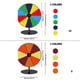 thumbnail image 3 of Desktop Prize Turn Plate Fortune Wheel Spinnings Game Lucky Draws Rotating wheels Erasable Fortune Wheel, 3 of 5