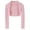 Pink, variant on Coerni Girls' Open Front Crop Dance Shawl Long Sleeve Jacket Comfy Cardigan 3/4 Sleeve Bolero Shrug Ballet Training Coat Tops