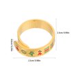 thumbnail image 2 of WEUVEB Anillo Mahjong Dorado Para Símbolo De Riqueza Y Tradicional, 2 of 8