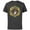 Charcoal, variant on Disney Aladdin 30th Anniversary One Step Ahead - Short Sleeve Cotton T-Shirt for Adults - Customized-Black