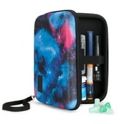 USA GEAR Insulin Travel Case with Hard Shell Exterior, Wrist Strap, Holds Insulin, Lancets - Galaxy
