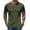Army Green, variant on Mens Tshirts Shirts Casual Short Sleeve Henley Shirts Collarless Fashion Summer Shirt Vintage T Shirt