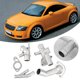thumbnail image 4 of 4 unids/set Kit de brida de manguera de refrigerante de motor de aluminio apto para Mk4 1,8 T 2000-2005 06A121132A, 4 of 7