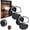 Black, variant on Foldable Car Door Cup Holder, Universal Clip-On Adjustable Drink Holder with Phone Storage, Space-Saving Automotive Organizer for Water Bottles, Coffee Cups, Tumblers and Road Trips