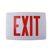 MCPHILBEN Day-Brite CXXL3RW Compact Emergency Exit Sign Light, White, 120/277