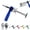 Blue, variant on Precision Pvc Internal Pipe Cutter Inside Tool with Diamond Cutting Wheel, Adjustable Depth Diamond Wheel Pipe Cutter with 1/4" Hex Shank & Guide Disc for Tight Spaces