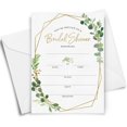 thumbnail image 2 of Printed Party Bridal Shower Invitations and Envelopes, Greenery, Set of 25, 2 of 5