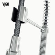 VIGO Edison Single Handle Pull-Down Sprayer Kitchen Faucet in Chrome
