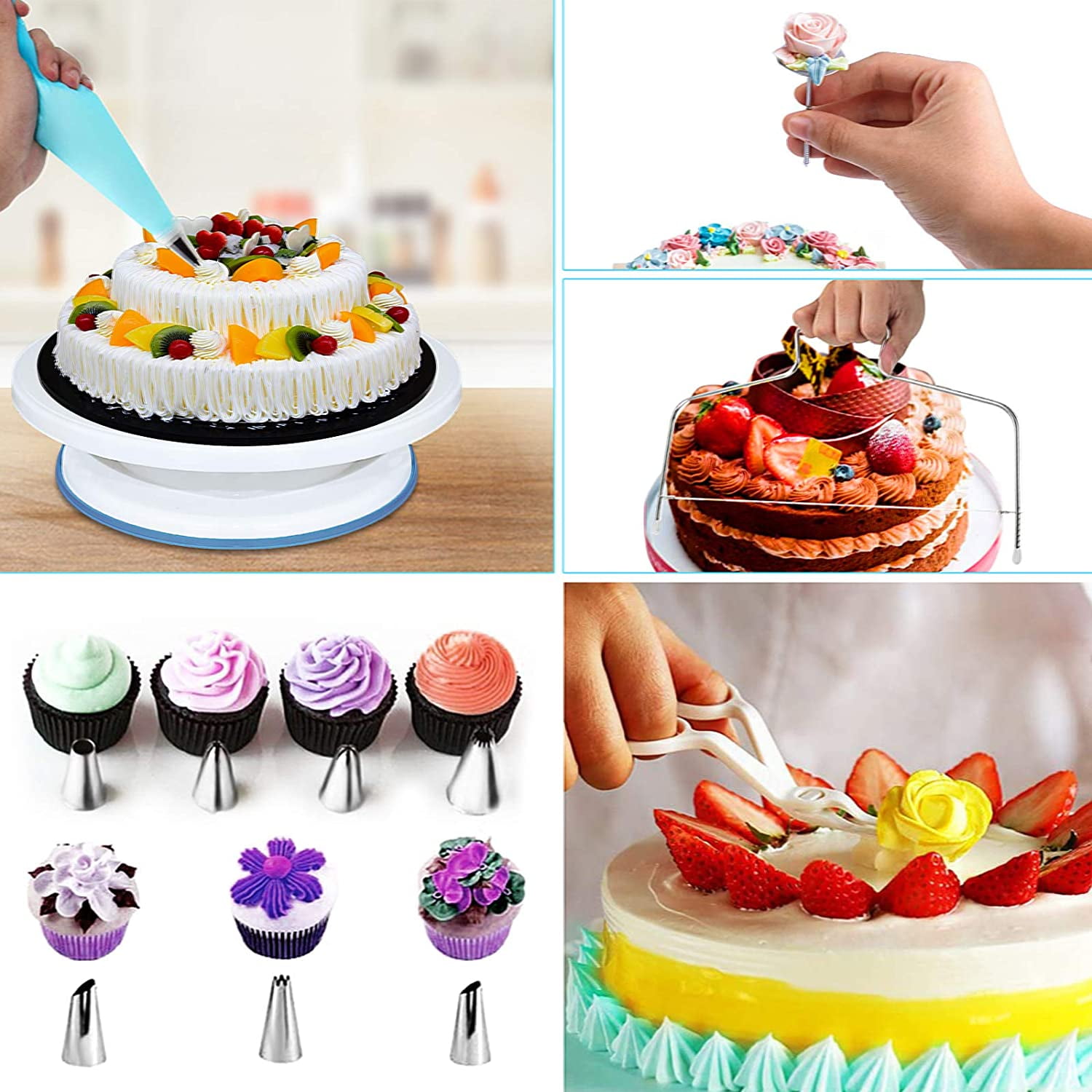 Best Cake Decorating Tools, Stencils, Fondant Tools and Silicone Molds
