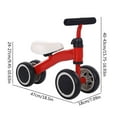 thumbnail image 1 of Balance Bike Baby 1-3-year-old Infant Balance Bike Boys Girls 12-36 Month Toddler Balance Bike 4 Wheels Toddler First Bike First, 1 of 5