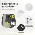 thumbnail image 6 of Picia Cute Dinosaur Pattern Women's 2 in 1 Athletic Running Shorts High Waisted Workout Casual Gym Sweat Shorts with Comfy Liner Zipper Pockets-Large, 6 of 9