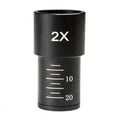thumbnail image 1 of Biological Microscope Eyepiece 2X Barlow Lens for 23.2mm Mount Port Biological Microscope, 1 of 6