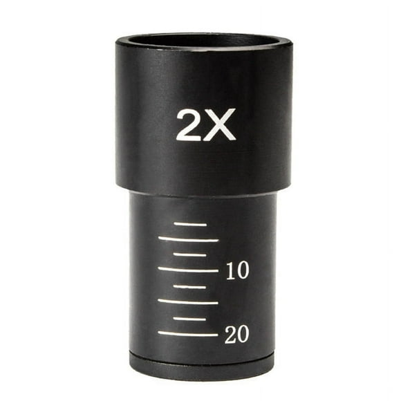 Microscope Biologique Oculaire 2X Lentille Barlow pour Montage Port 23.2mm Microscope Biologique