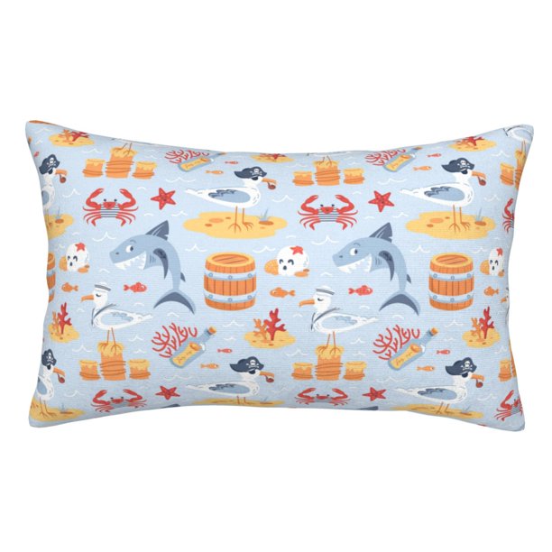 Balery Cute Shark Funda de Cojín Estampada, Regalos para Mujeres, Regalos de Amor para Ella, Regalos para Novia o Esposa, Funda de Almohada-20"x30"