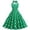 C1-Green379, variant on Polka Dot Midi Dress For Women Halter Neck Back Bow Flared Hem Vintage Wedding Guest Long Dress