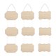 thumbnail image 1 of 3 Unids licencia de Inacabada MDF Forma de , Tablero, Rústicos, Letreros Naturales para La Decoración Y, 1 of 9