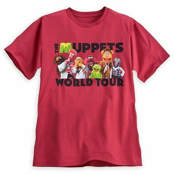 Disney Store Muppets World Tour Short Sleeve T Shirt Men Size S