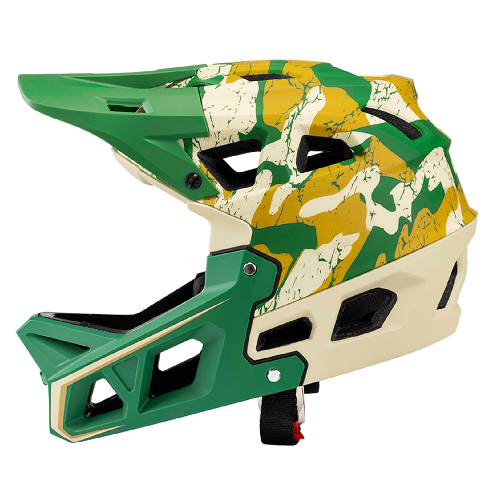 Helmet Full Face Mountain Bike Helmet Adult Racing Downhill  Helmet For Men/Women Adult Mountain Bike Helmet With Visor Over 31 Vents Bike Helmet