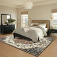 thumbnail image 3 of FairOnly Red 10'x13'Oriental Style Non Slip Area Rug Vintage Medallion Machine Washable Low Pile Indoor Rugs for Bedroom Kitchen Living Room, 3 of 7