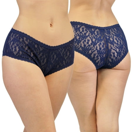 

Women s Stretch Floral Lace Boyshort Underwear